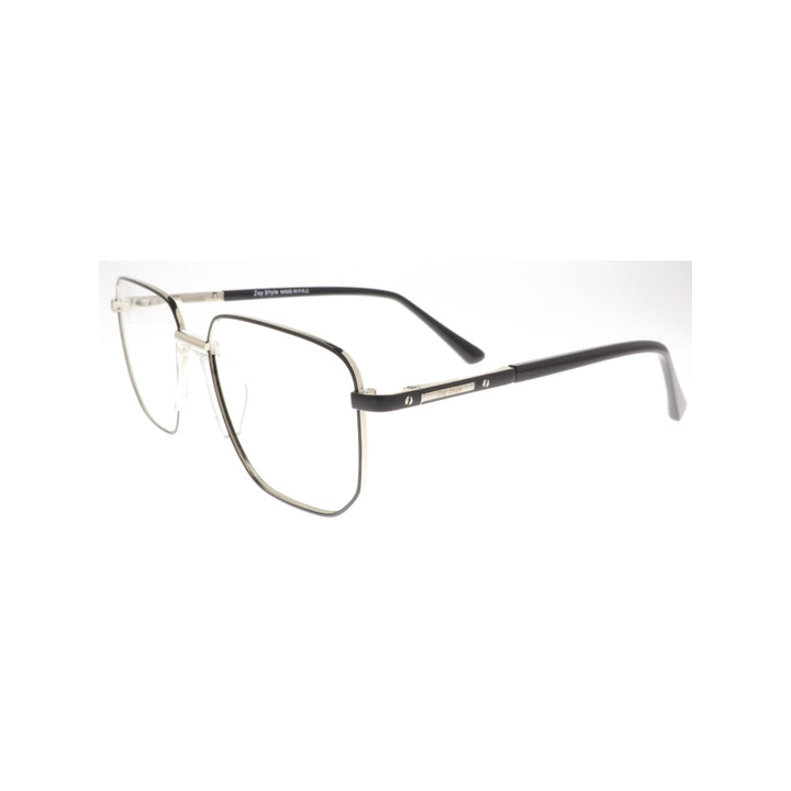 Joy Style For Unisex Metal Eyeglasses Square Size 54 6407c4 Black Silver