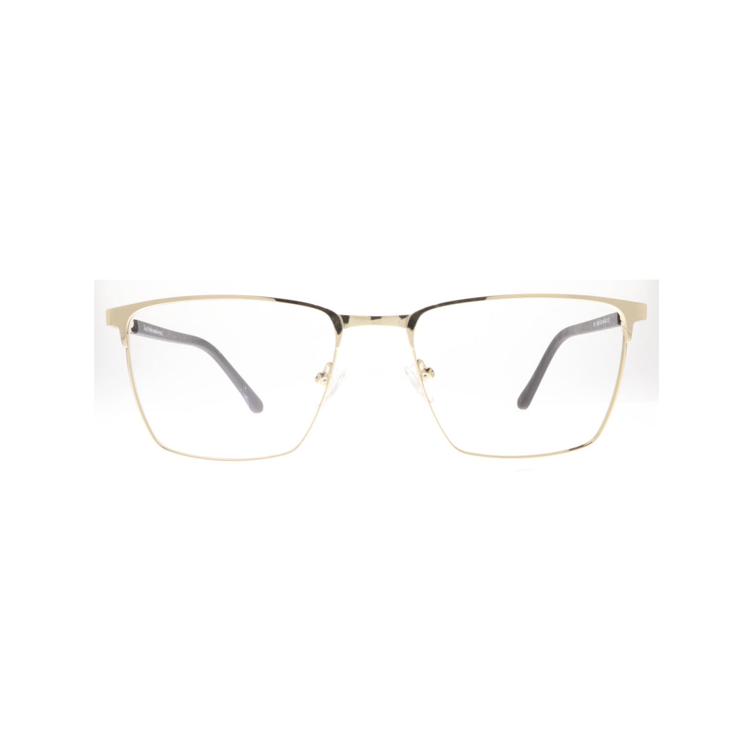 Joy Style For Unisex Metal Eyeglasses Square Size 55 6400c3 Gold
