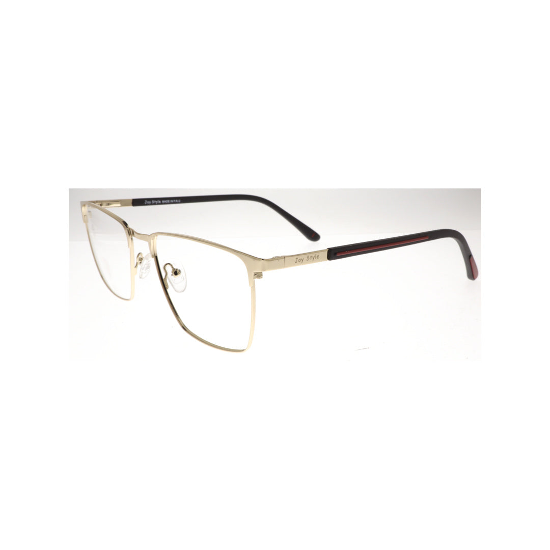 Joy Style For Unisex Metal Eyeglasses Square Size 55 6400c3 Gold