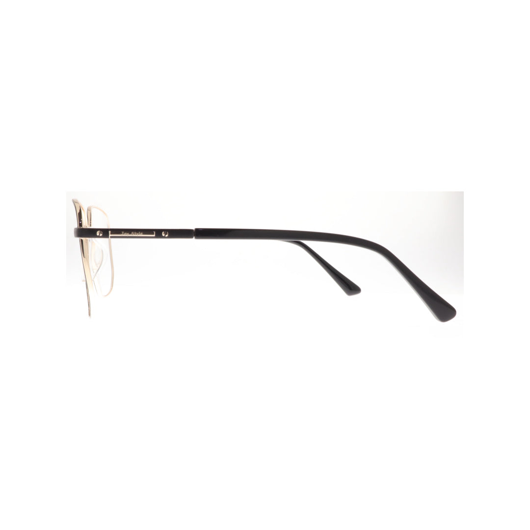 Joy Style For Unisex Metal Eyeglasses Square Size 55 6409c1 Black Gold