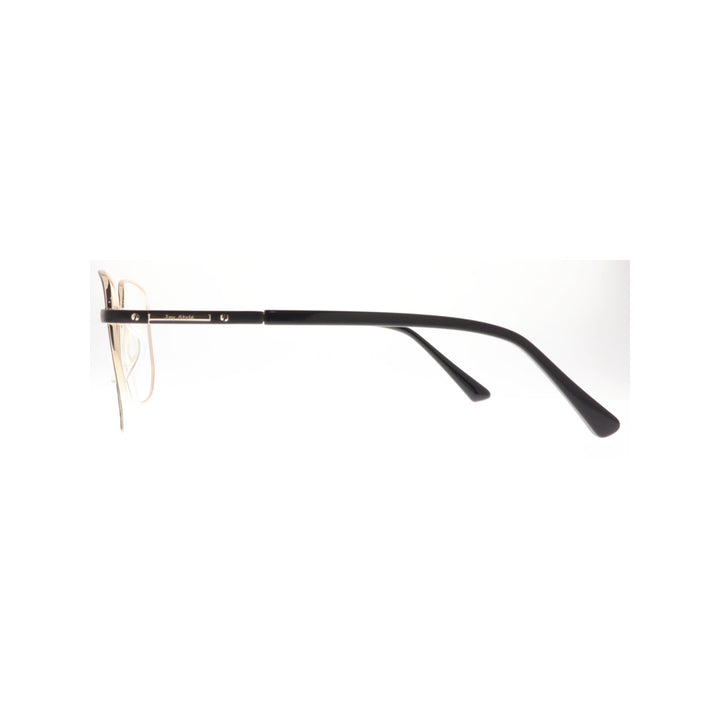 Joy Style For Unisex Metal Eyeglasses Square Size 55 6409c1 Black Gold