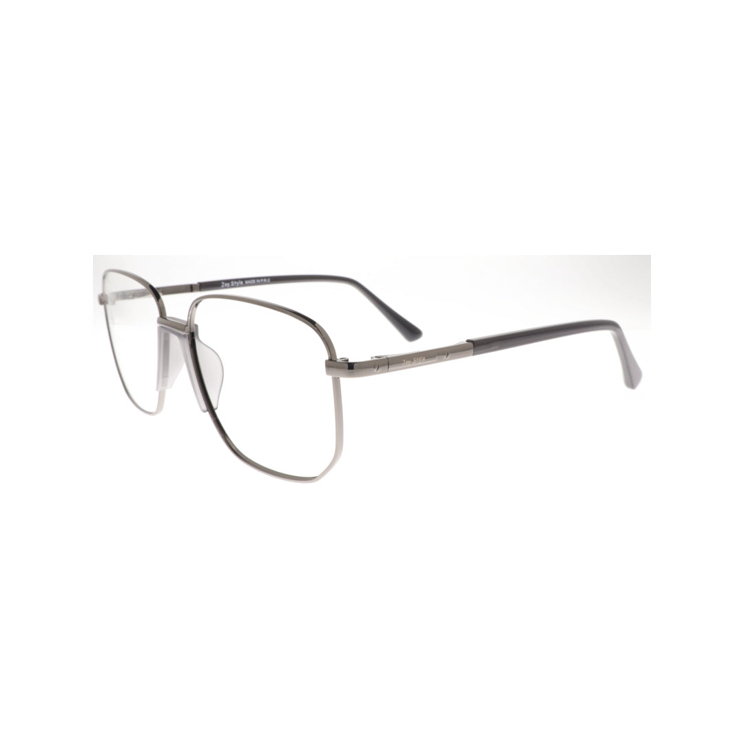 Joy Style For Unisex Metal Eyeglasses Square Size 55 6409c2 Gunmetal