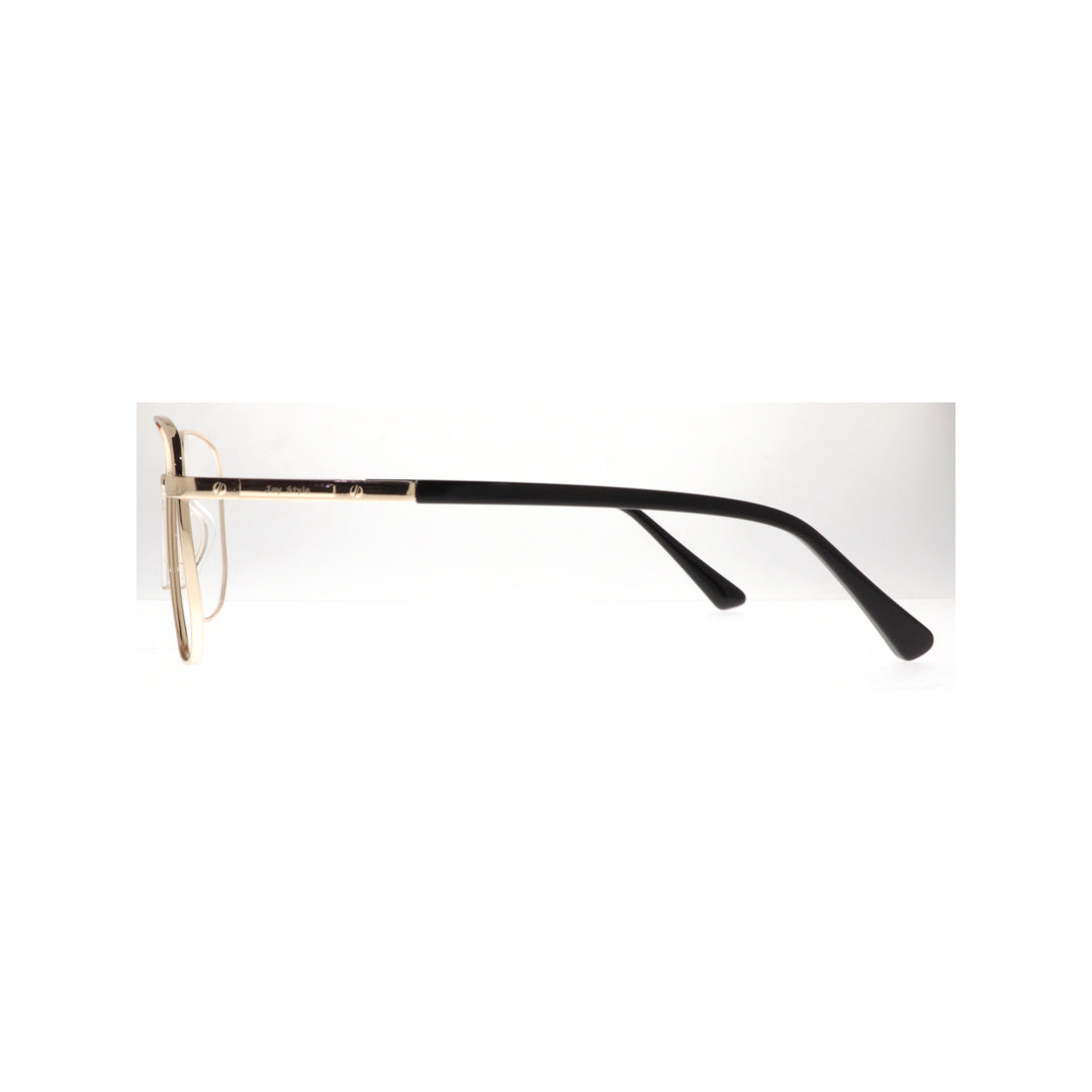 Joy Style For Unisex Metal Eyeglasses Square Size 55 6409c5 Gold