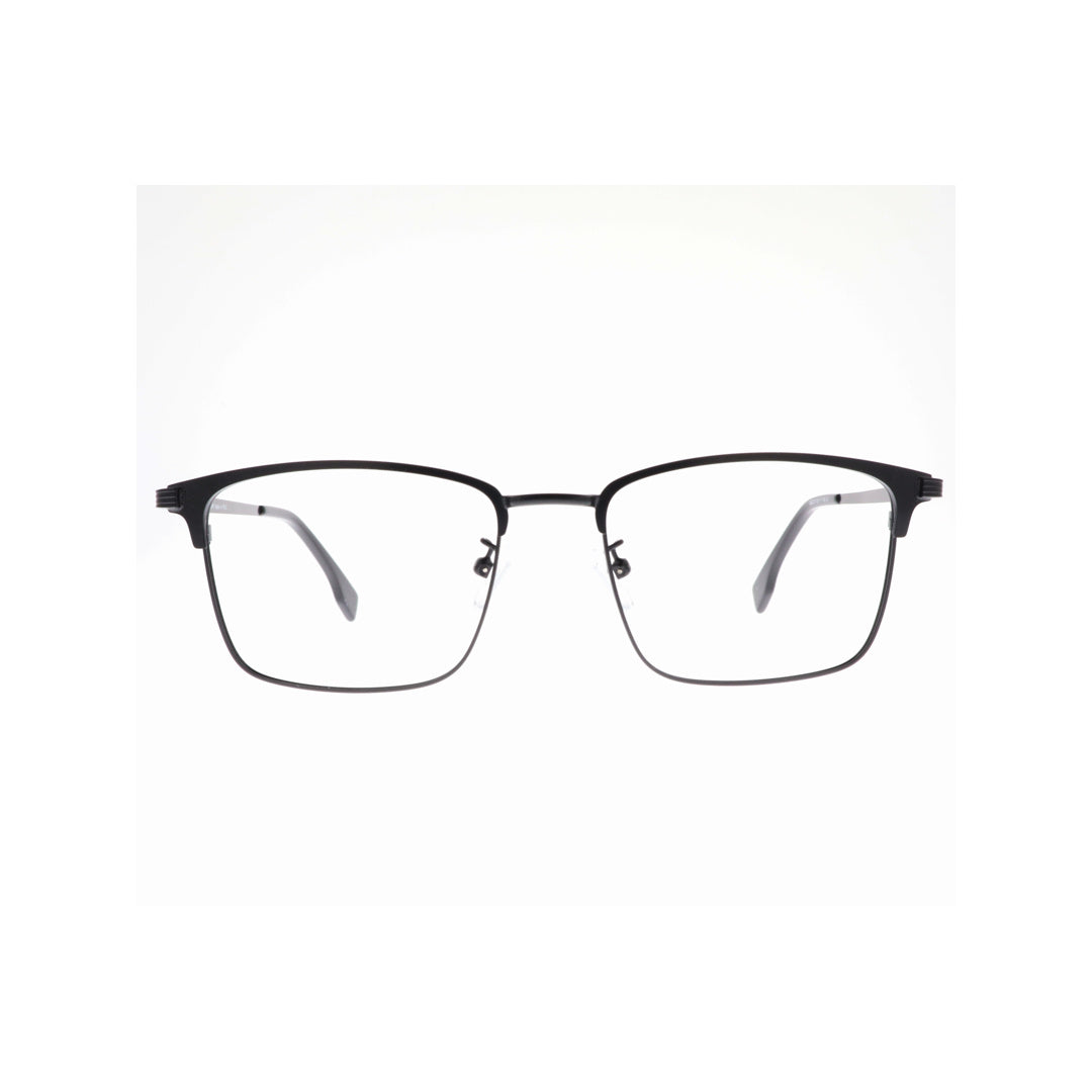 Joy Style For Unisex Metal Eyeglasses Square Size 55 8219c1 Matte Black
