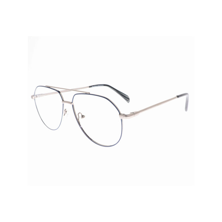 Joy Style For Unusex Metal Eyeglasses Aviator Shape Size 53 1026c3 Silver Blue