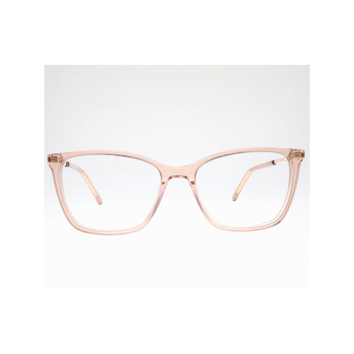 Joy Style For Women Eyeglasses Cat Eye Shape Size 52 Ch7913c4 Peach Pink