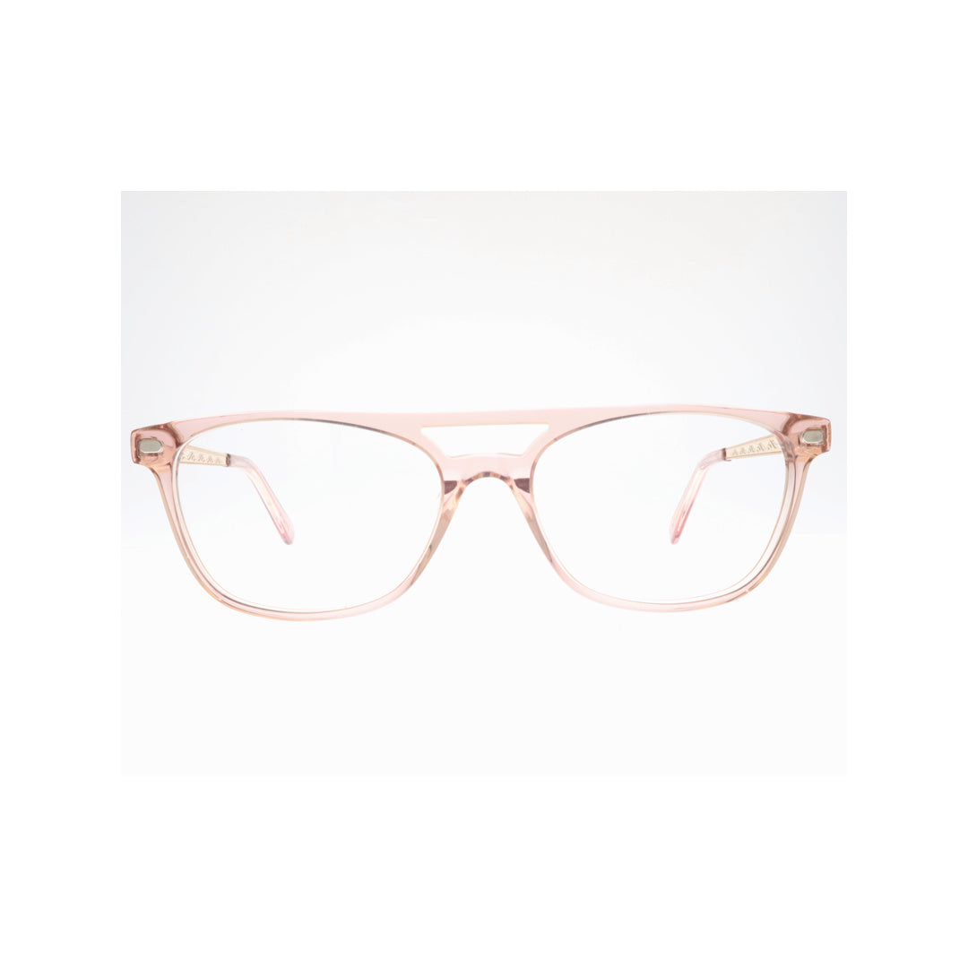 Joy Style For Women Eyeglasses Clip Square Shape Size 54 1111c4clip Pink