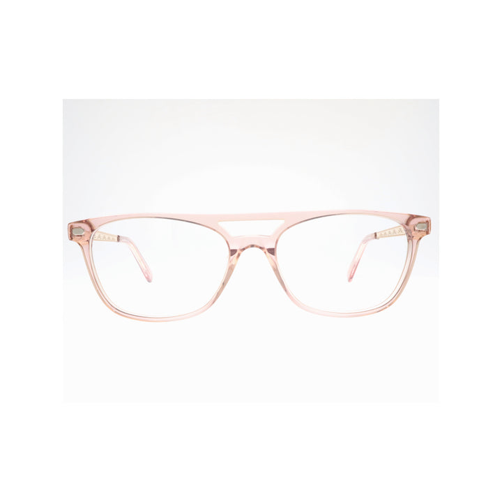 Joy Style For Women Eyeglasses Clip Square Shape Size 54 1111c4clip Pink