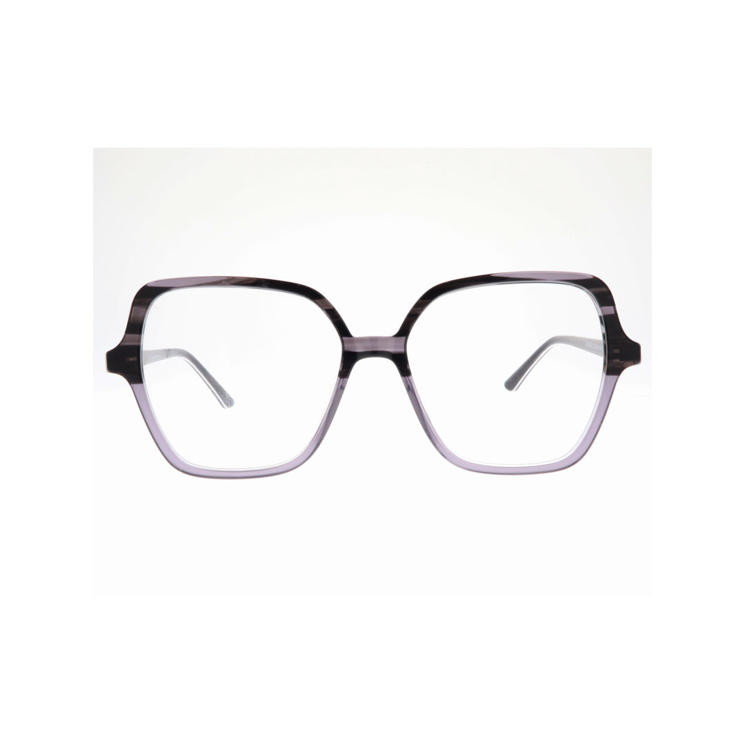 Joy Style For Women Eyeglasses Rectangular Shape Size 53 8080c2 Black Grey