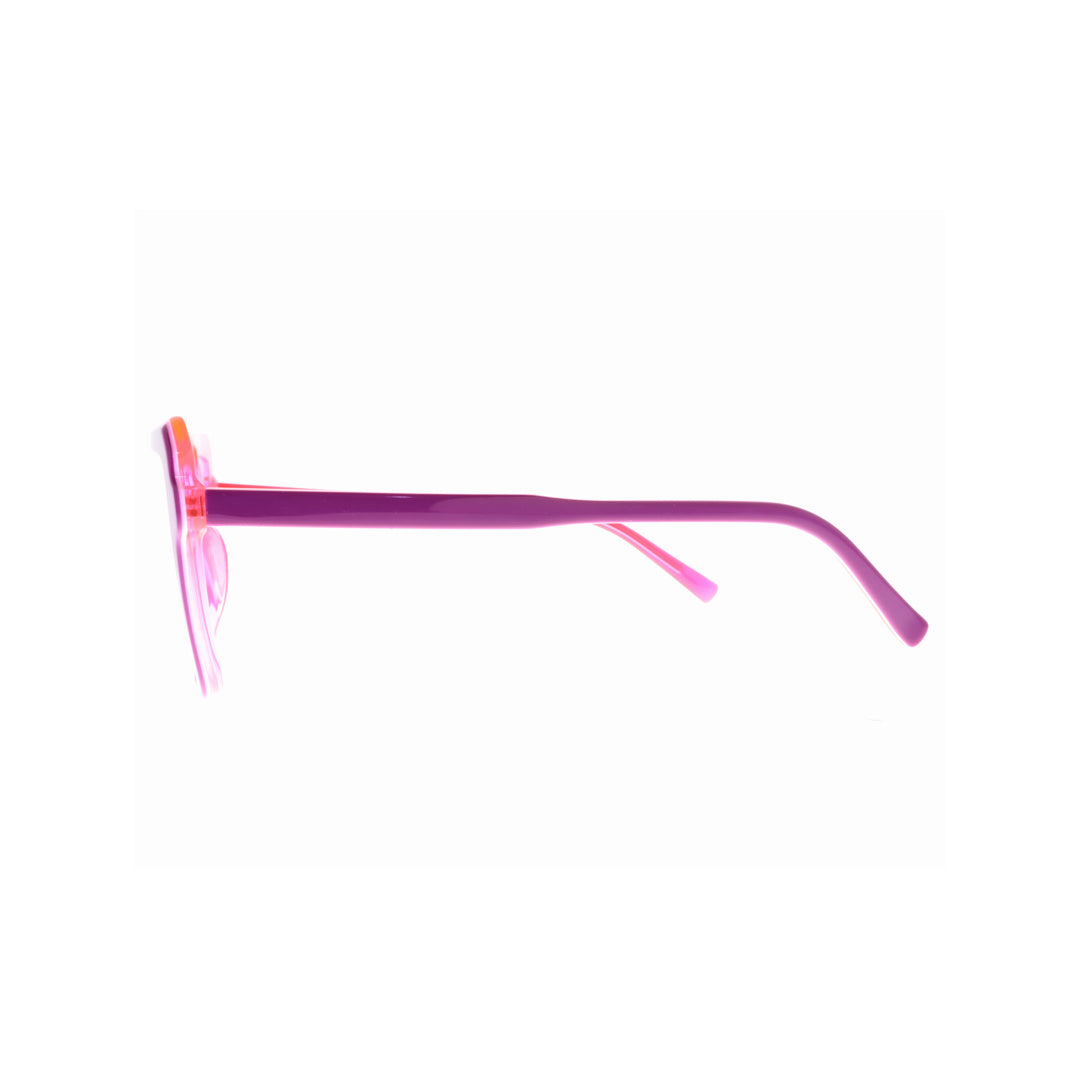 Joy Style For Women Eyeglasses Rectangular Shape Size 54 10012c5 Pink