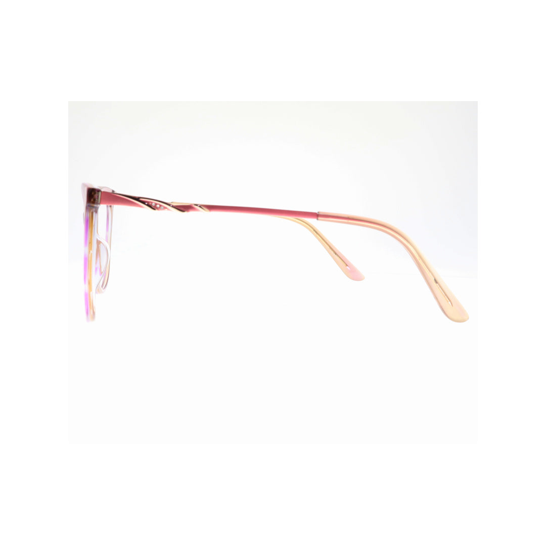 Joy Style For Women Eyeglasses Round Shape 53 9004c2 Pink