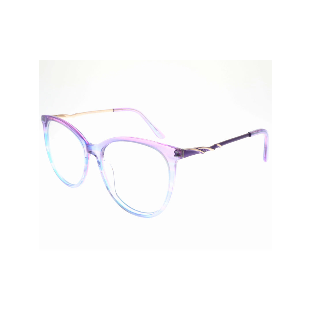 Joy Style For Women Eyeglasses Round Shape 53 9004c5 Violet