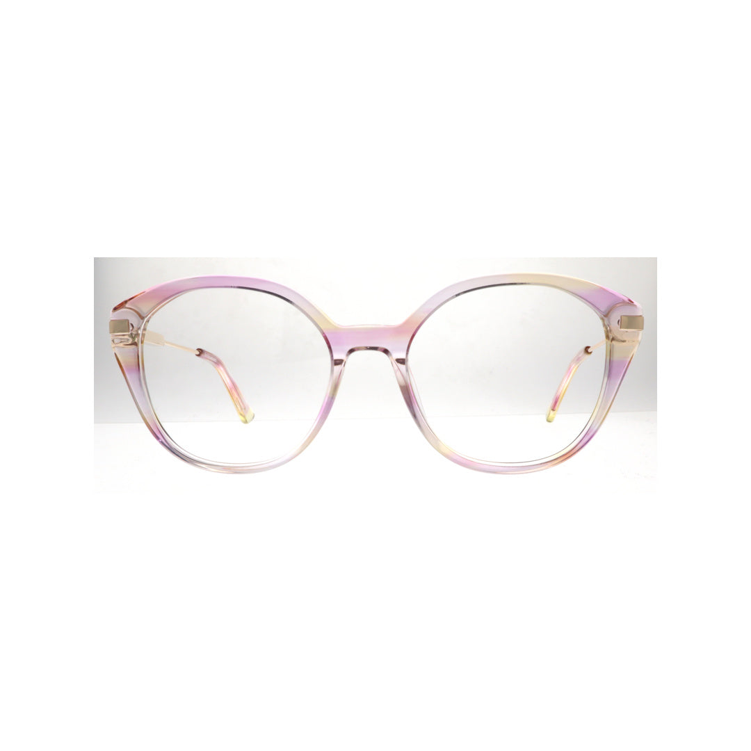 Joy Style For Women Eyeglasses Rounded Cat-Eye Size 51 7918c5 Pastel Pink Yellow Gradient