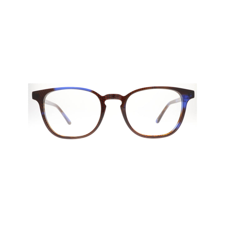 Joy Style For Women Eyeglasses Soft Square Shape Size 51 2211c2 Brown Blue