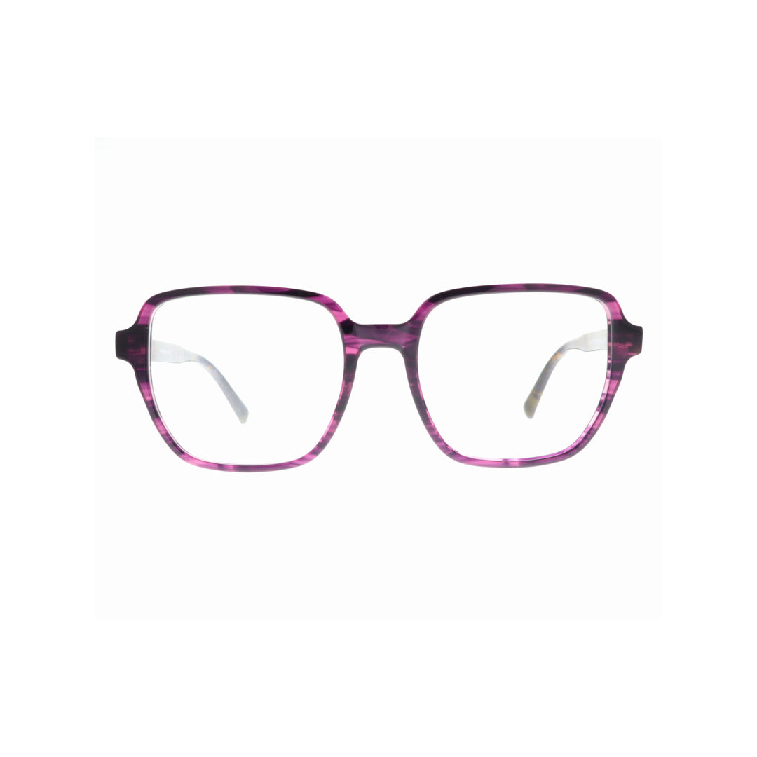 Joy Style For Women Eyeglasses Soft Square Size 53 10147c4 Purple Pattern