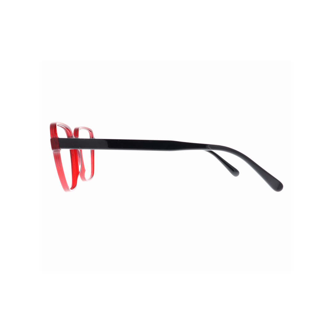 Joy Style For Women Eyeglasses Soft Square Size 53 10147c5 Red