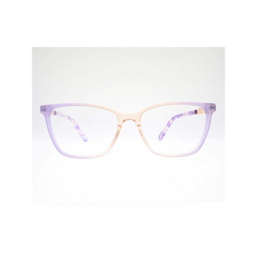 Joy Style For Women Eyeglasses Square Size 52 35107c4 Peach Purple Gradient