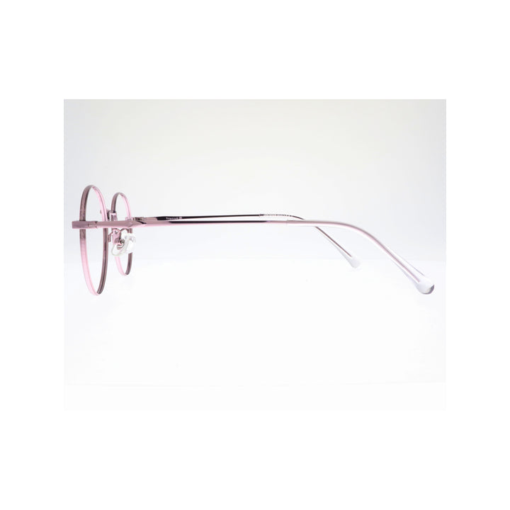 Joy Style For Women Metal Eyeglasses Round Shape Size 47 25022c4 Pink