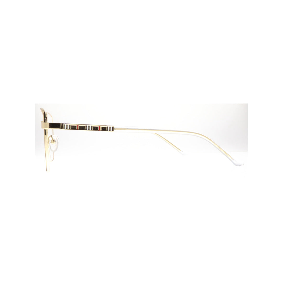 Joy Style For Women Metal Eyeglasses Soft Square Size 53 8860c1 Gold