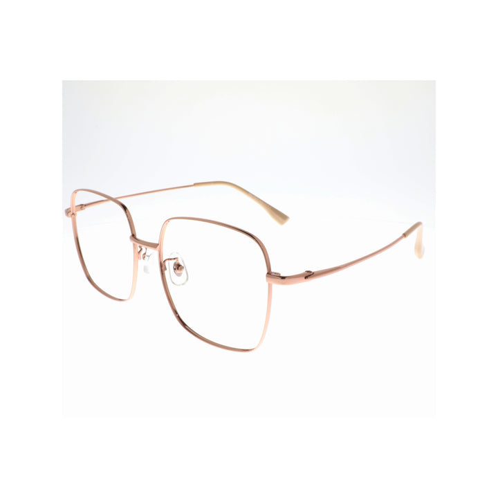 Joy Style For Women Metal Eyeglasses Square Shape Size 54 25011c1 Rosegold