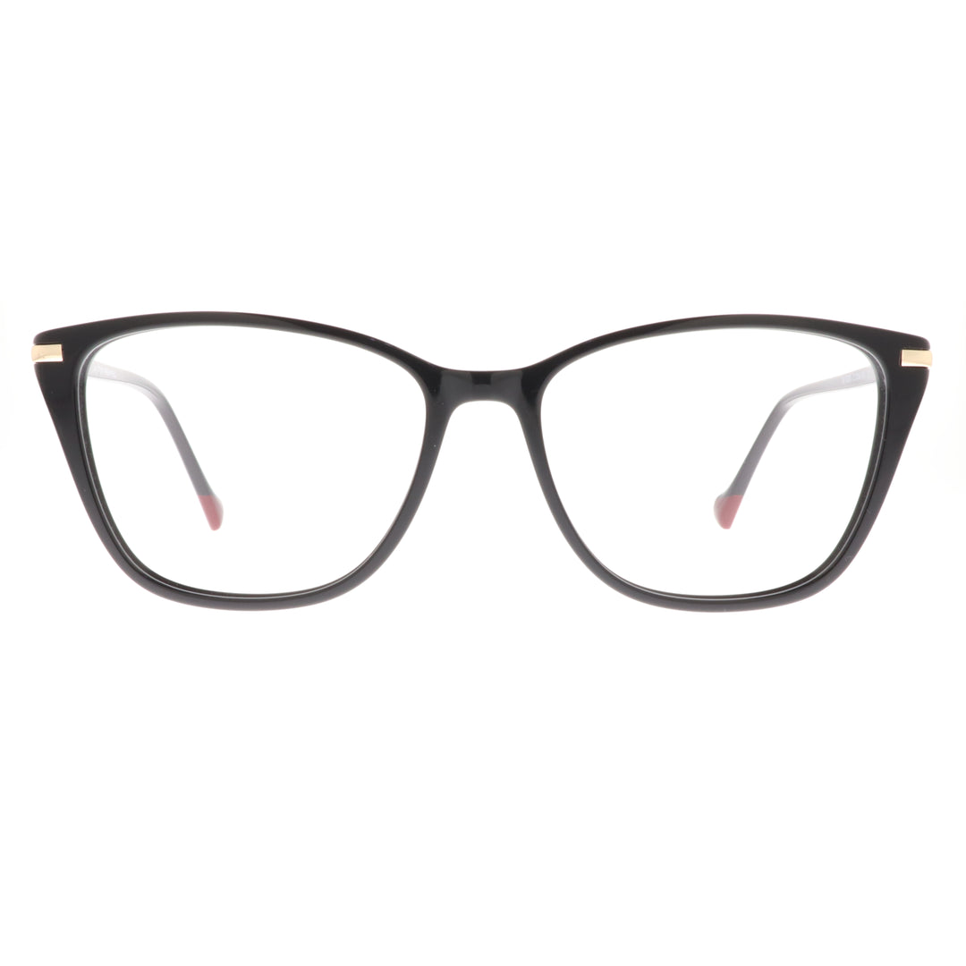 Joy Style For Women's Eyeglasses Cat Eye Size 52 5305c1 Black
