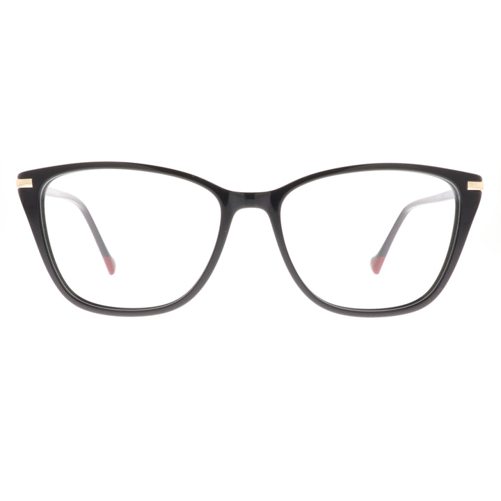 Joy Style For Women's Eyeglasses Cat Eye Size 52 5305c1 Black