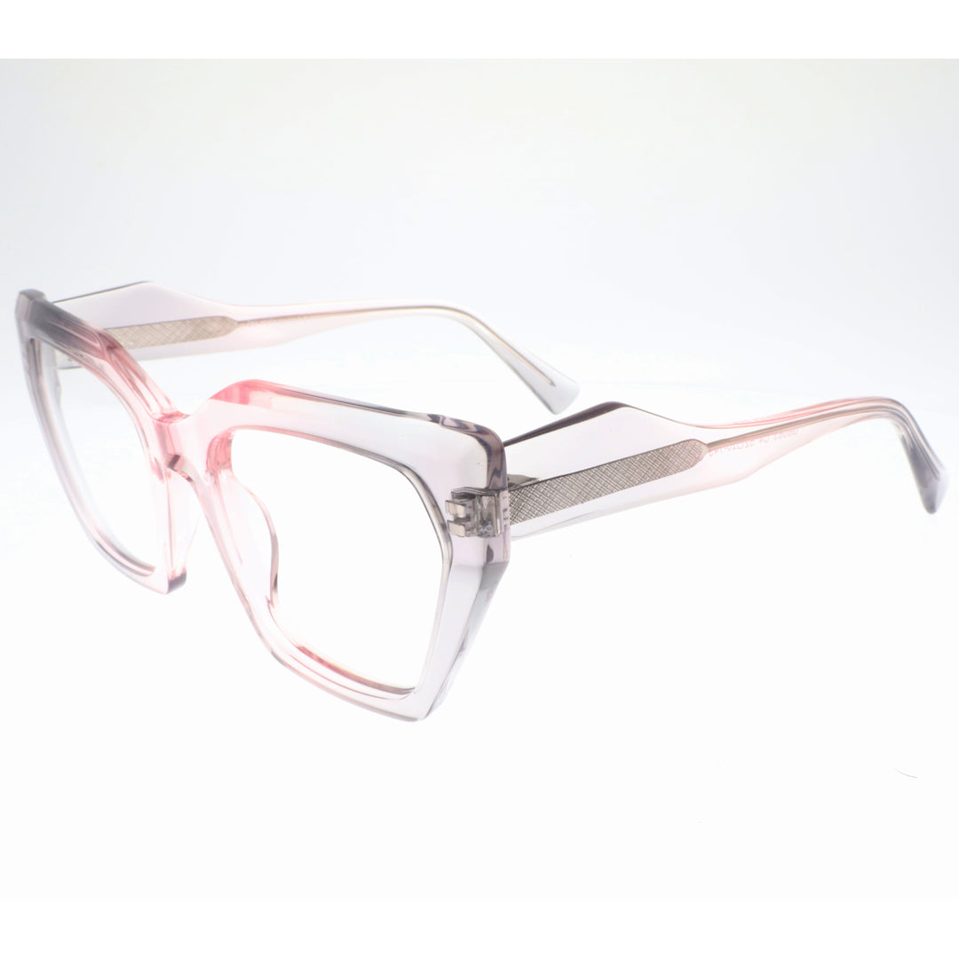 Joy Style نظارات نسائية عين القط مقاس 52 6063c4 رمادي وردي