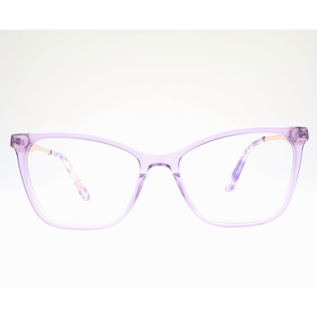 Joy Style For Women's Eyeglasses Cat Eye Size 52 Zf35103c6 Violet