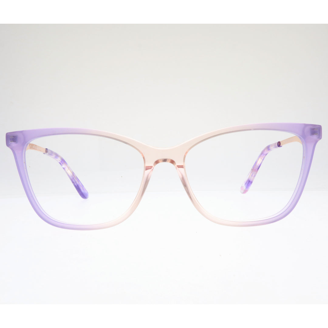 Joy Style For Women's Eyeglasses Cat Eye Size 52 Zf35108c4 Violet Pink