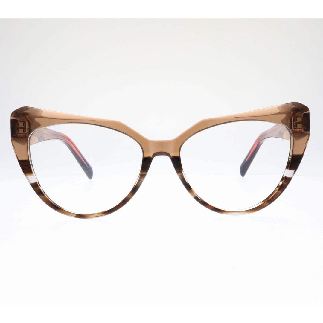 Joy Style For Women's Eyeglasses Cat Eye Size 53 6061c5 Brown Tortoiseshell Fade