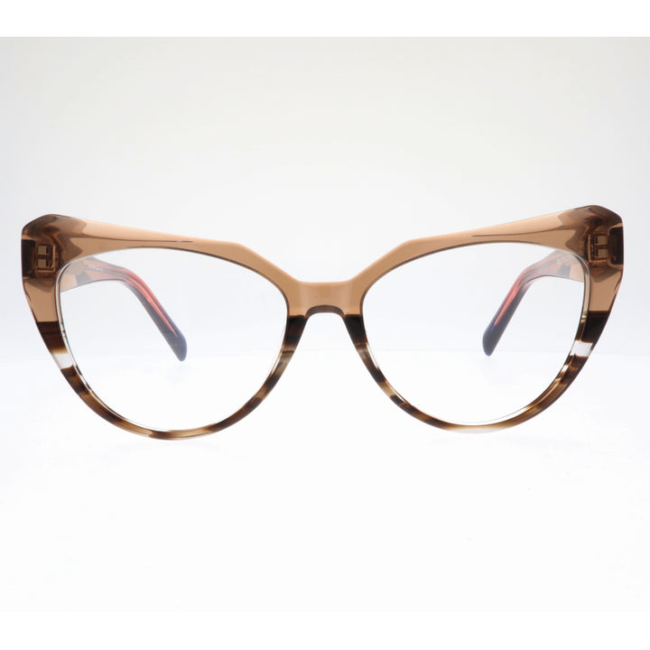 Joy Style For Women's Eyeglasses Cat Eye Size 53 6061c5 Brown Tortoiseshell Fade