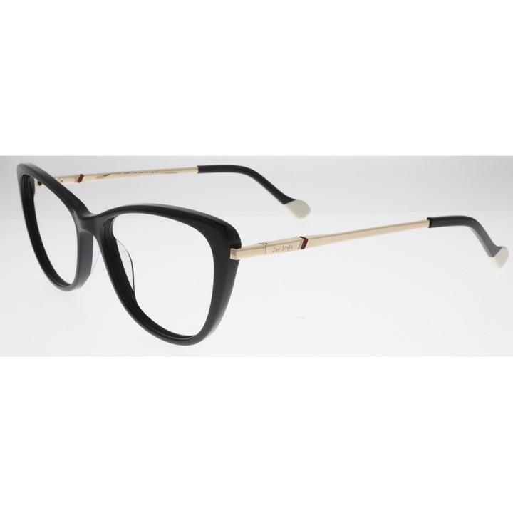 Joy Style For Women's Eyeglasses Cat Eye Size 53 7920c1 Black
