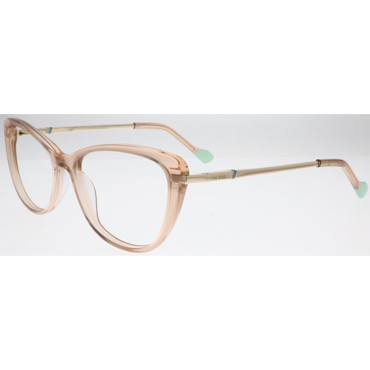 Joy Style For Women's Eyeglasses Cat Eye Size 53 7920c3 Transparent Beige