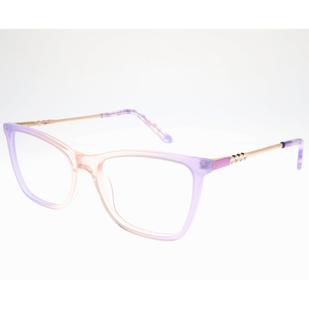 Joy Style For Women's Eyeglasses Cat Eye Size 53 Zf35109c4 Violet Pink