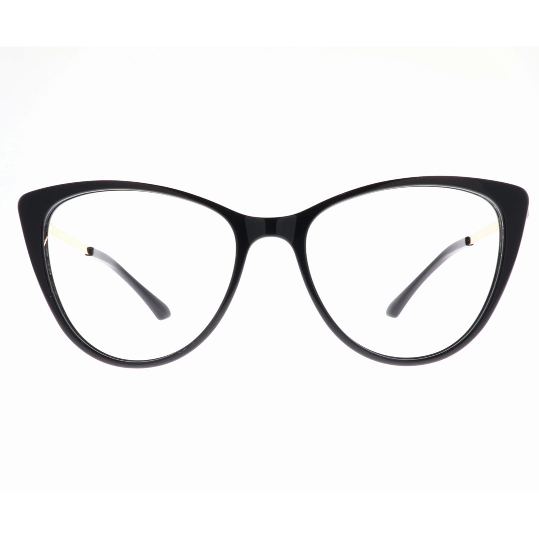 Joy Style For Women's Eyeglasses Cat Eye Size 54 2104c1 Black