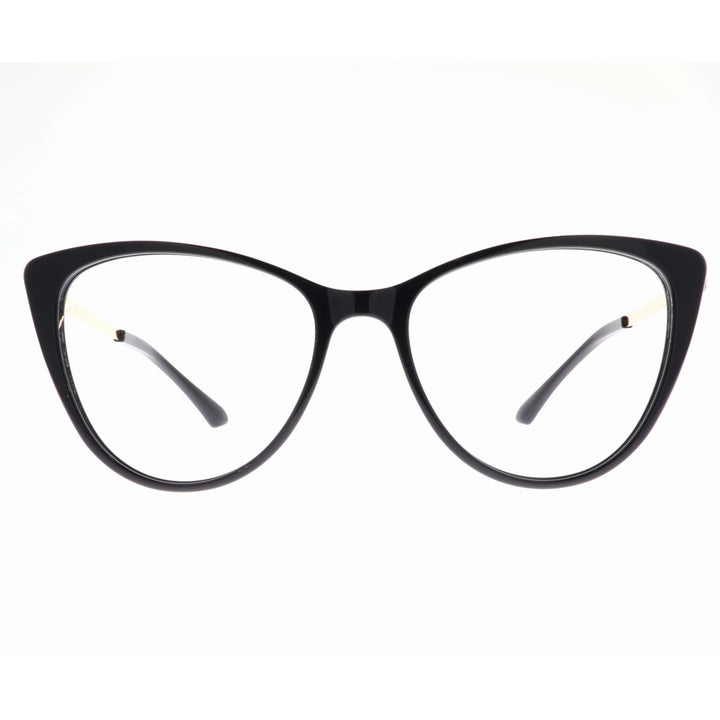Joy Style For Women's Eyeglasses Cat Eye Size 54 2104c1 Black