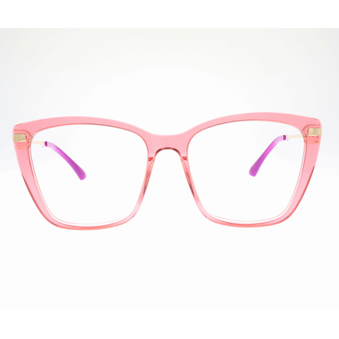 Joy Style For Women's Eyeglasses Cat Eye Size 54 2108c4 Pink