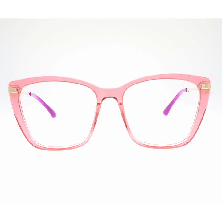 Joy Style For Women's Eyeglasses Cat Eye Size 54 2108c4 Pink