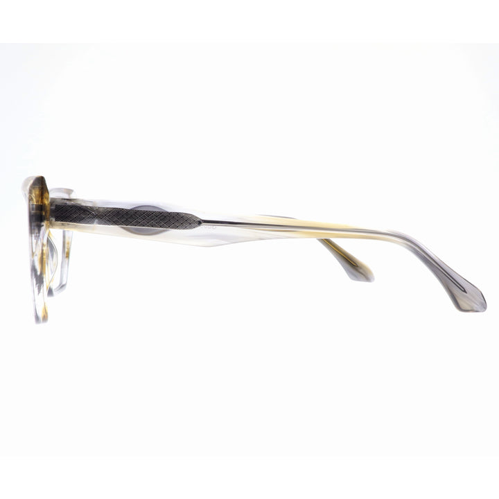 Joy Style For Women's Eyeglasses Cat Eye Size 54 6067c3 Crystal Grey Beige