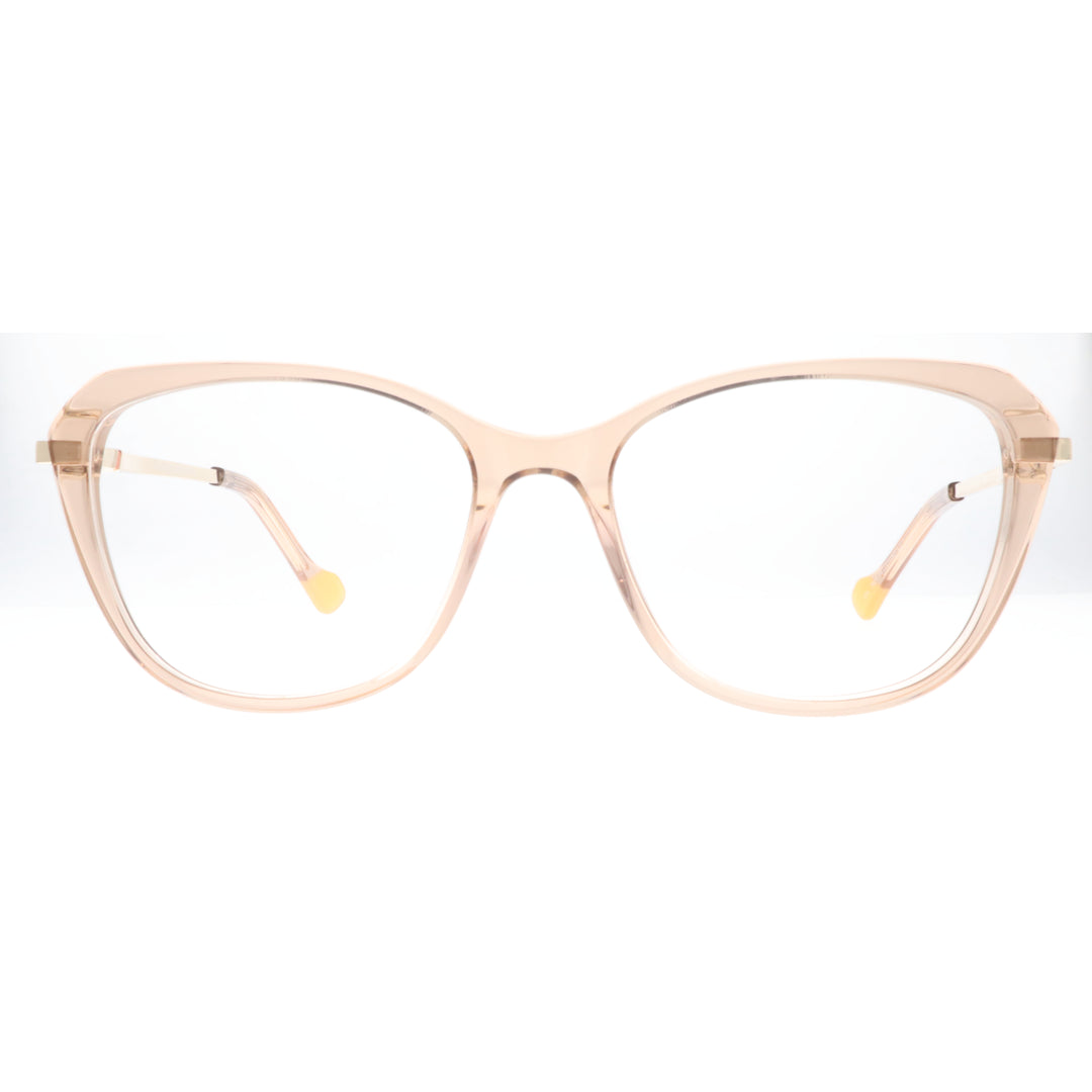 Joy Style For Women's Eyeglasses Cat Eye Size 54 7921c2 Light Brown