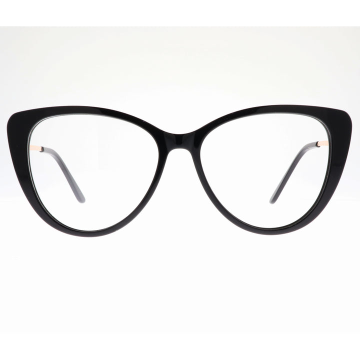 Joy Style For Women's Eyeglasses Cat Eye Size 54 9005c1 Black