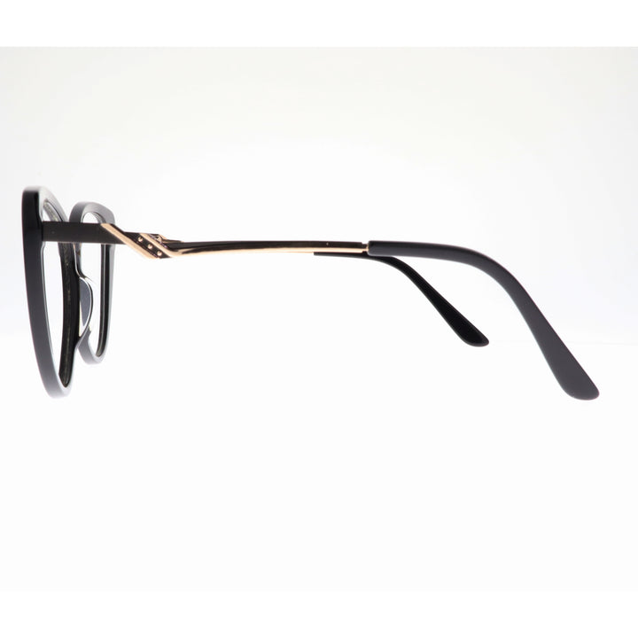 Joy Style For Women's Eyeglasses Cat Eye Size 54 9005c1 Black