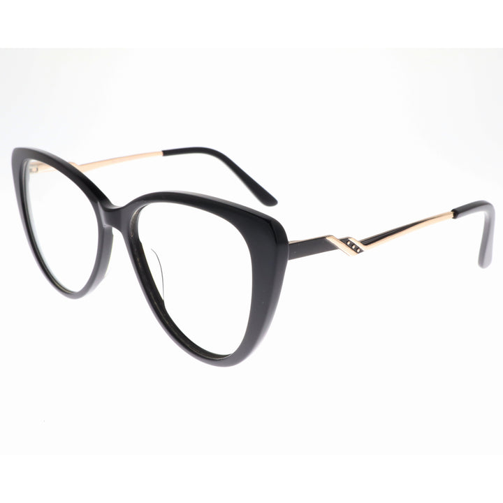 Joy Style For Women's Eyeglasses Cat Eye Size 54 9005c1 Black