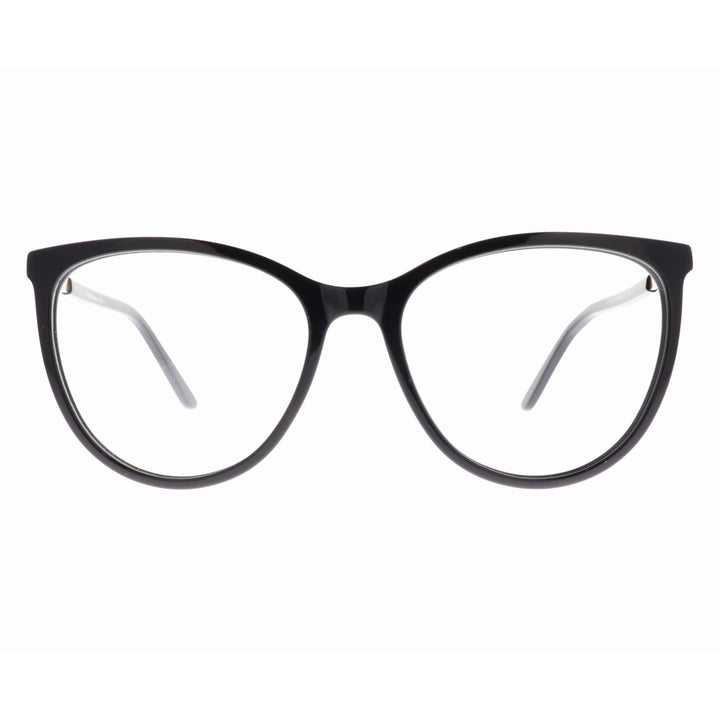 Joy Style For Women's Eyeglasses Cat Eye Size 54 9009c1 Black