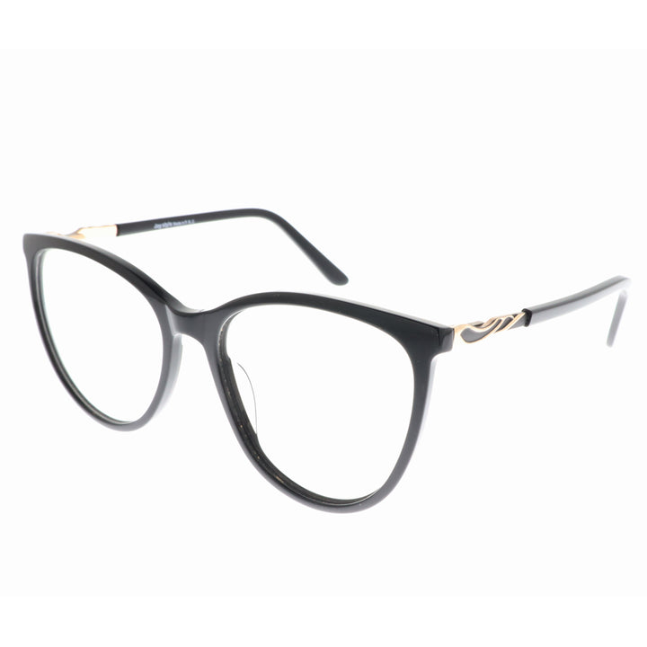 Joy Style For Women's Eyeglasses Cat Eye Size 54 9009c1 Black