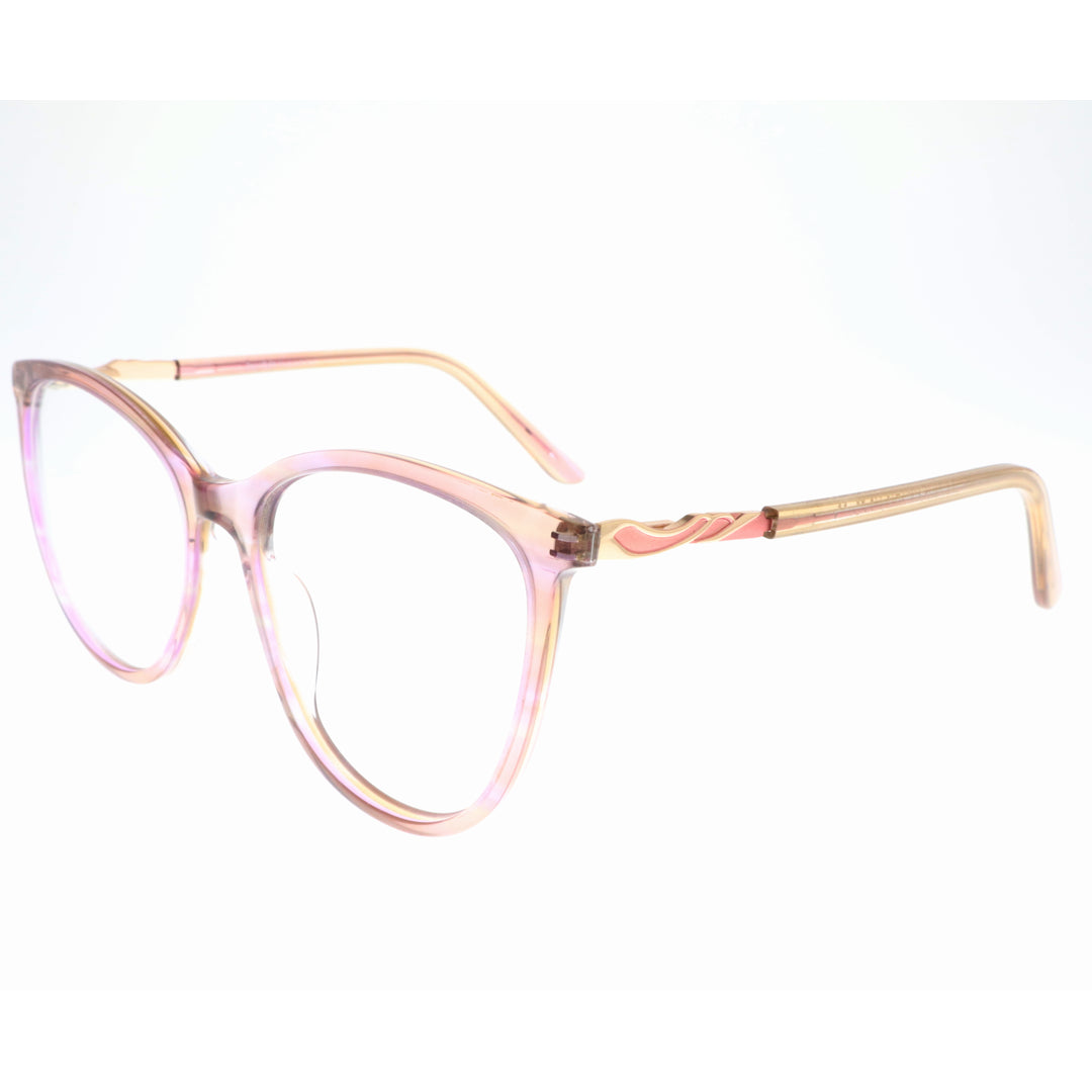 Joy Style For Women's Eyeglasses Cat Eye Size 54 9009c2 Pink
