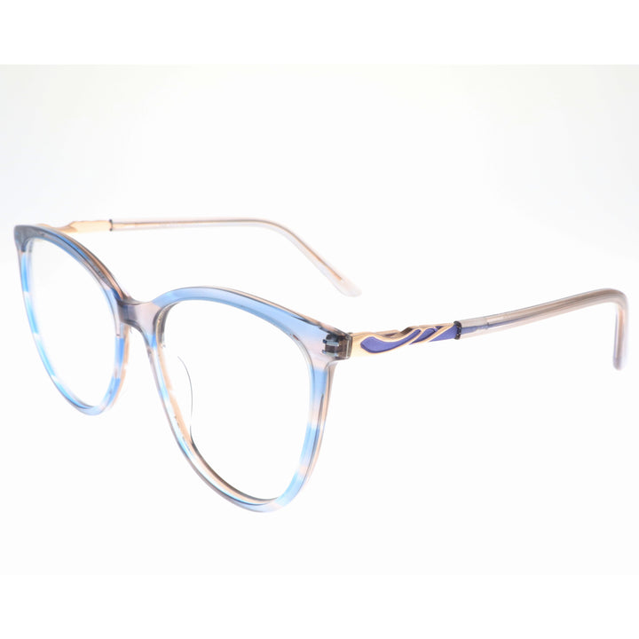 Joy Style For Women's Eyeglasses Cat Eye Size 54 9009c3 Blue