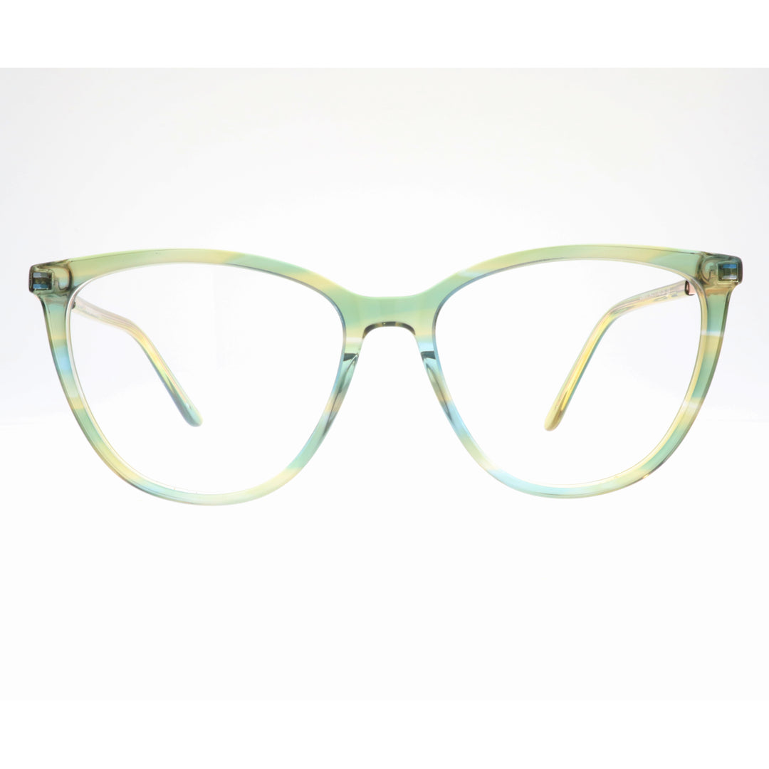 Joy Style For Women's Eyeglasses Cat Eye Size 54 9010c4 Green