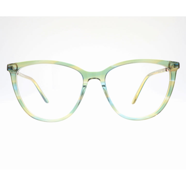 Joy Style For Women's Eyeglasses Cat Eye Size 54 9010c4 Green