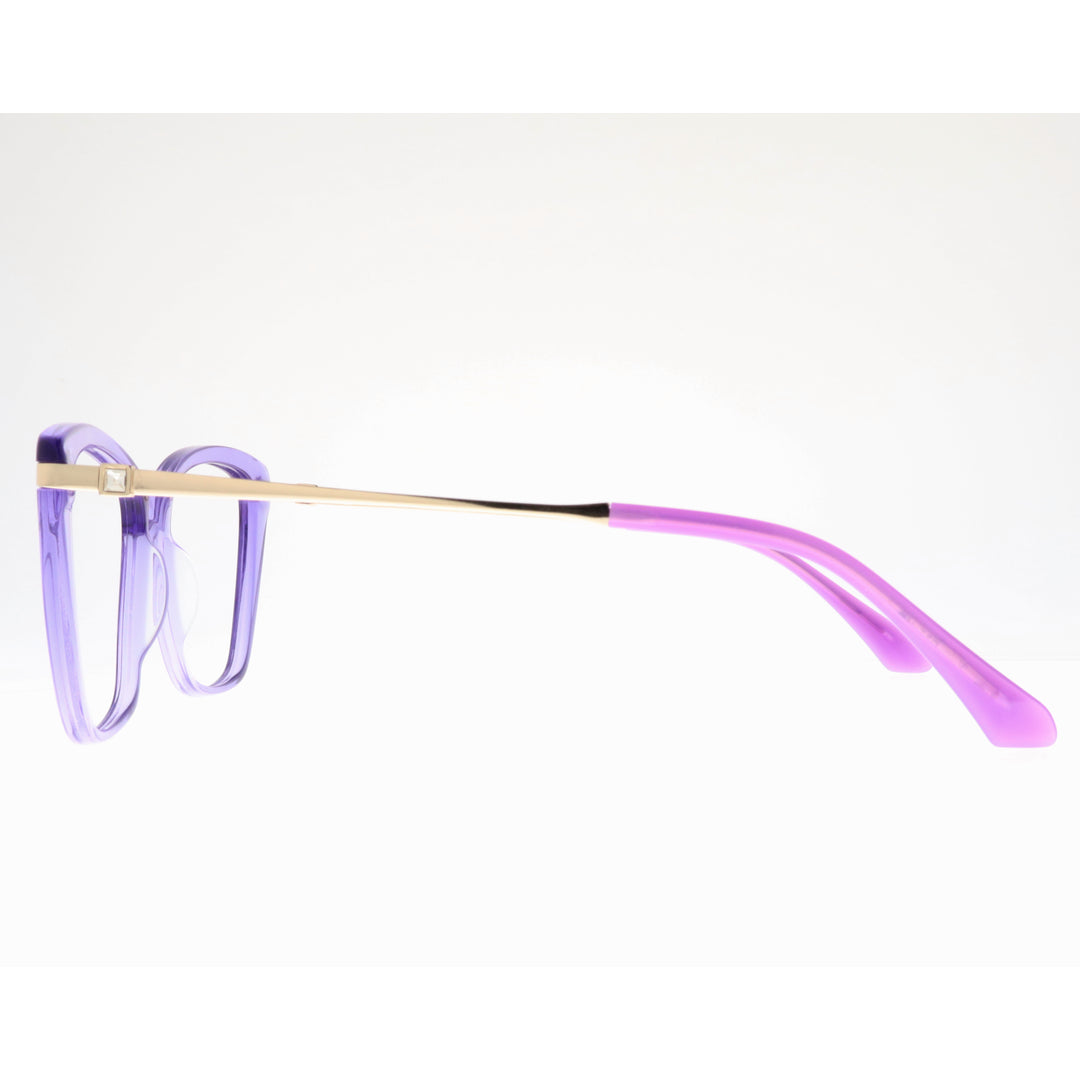 Joy Style For Women's Eyeglasses Cat Eye Size 54 Yc2108c2 Violet